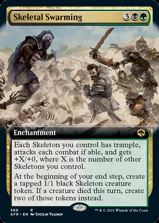 Skeletal Swarming (Extended Art) [Dungeons & Dragons: Adventures in the Forgotten Realms] - The Mythic Store | 24h Order Processing