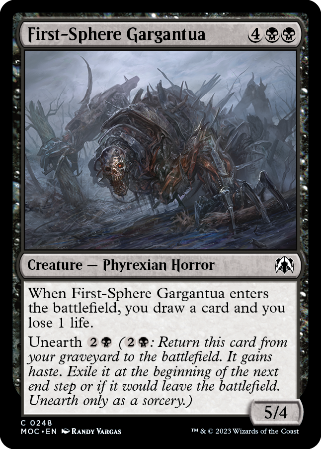 First-Sphere Gargantua [March of the Machine Commander] - The Mythic Store | 24h Order Processing