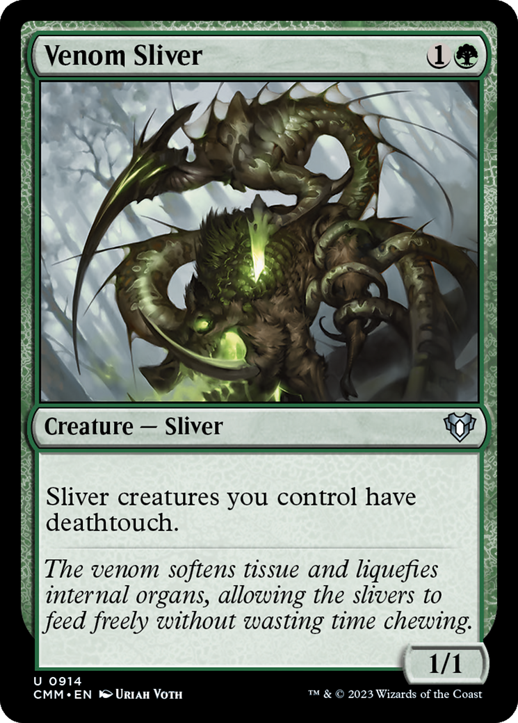 Venom Sliver [Commander Masters] - The Mythic Store | 24h Order Processing