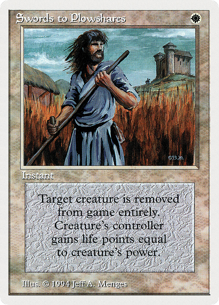Swords to Plowshares [Summer Magic / Edgar] - The Mythic Store | 24h Order Processing
