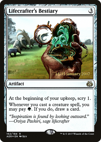 Lifecrafter's Bestiary [Aether Revolt Prerelease Promos] - The Mythic Store | 24h Order Processing