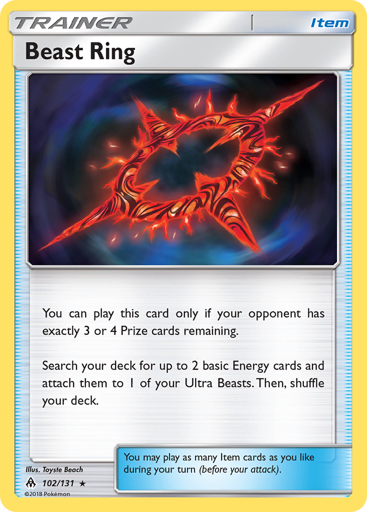 Beast Ring (102/131) [Sun & Moon: Forbidden Light] - The Mythic Store | 24h Order Processing