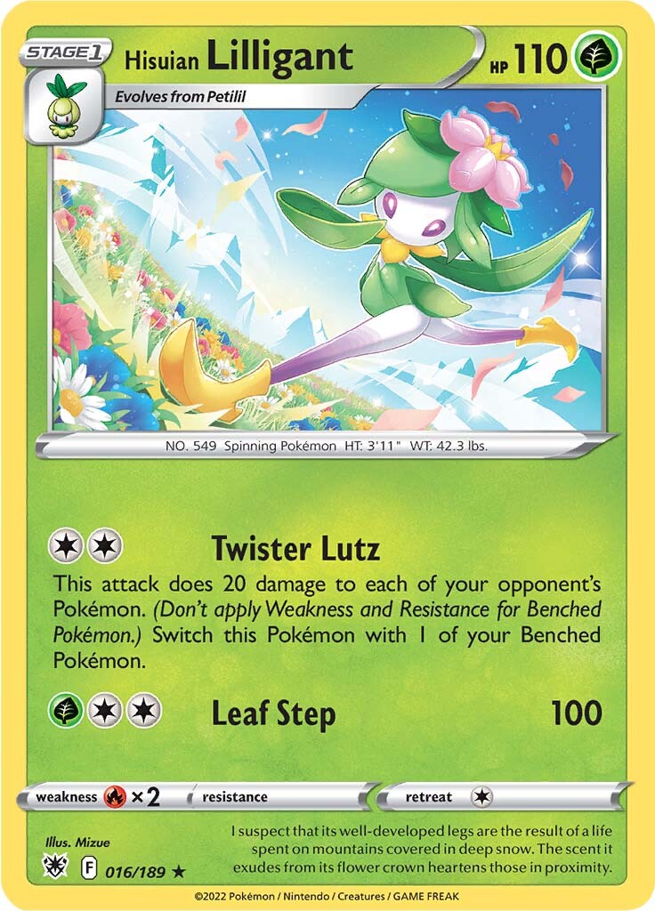 Hisuian Lilligant (016/189) [Sword & Shield: Astral Radiance] - The Mythic Store | 24h Order Processing