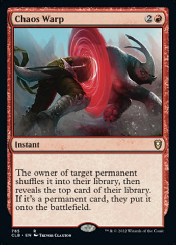 Chaos Warp [Commander Legends: Battle for Baldur's Gate] - The Mythic Store | 24h Order Processing