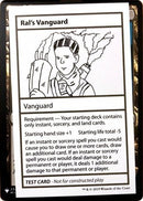Ral's Vanguard (2021 Edition) [Mystery Booster Playtest Cards] - The Mythic Store | 24h Order Processing