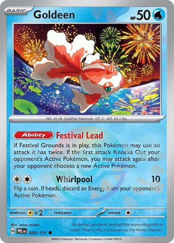 Goldeen (020/131) (Poke Ball Pattern) [Scarlet & Violet: Prismatic Evolutions] - The Mythic Store | 24h Order Processing