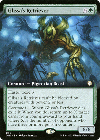 Glissa's Retriever (Extended Art) [Phyrexia: All Will Be One Commander] - The Mythic Store | 24h Order Processing