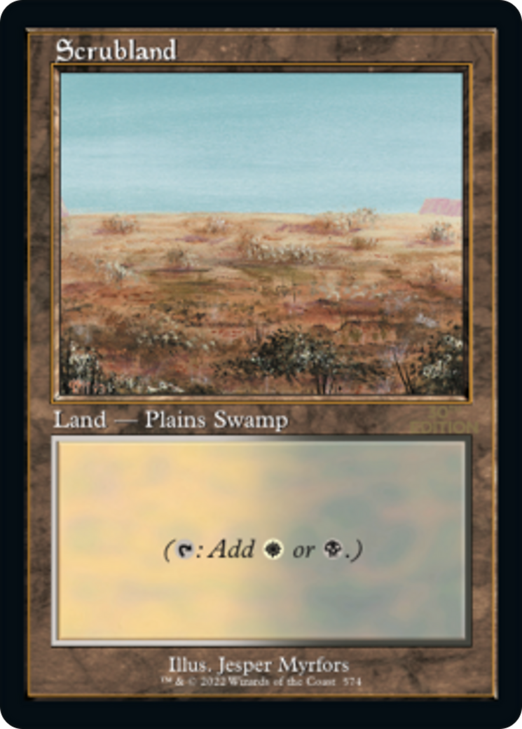 Scrubland (Retro) [30th Anniversary Edition] - The Mythic Store | 24h Order Processing
