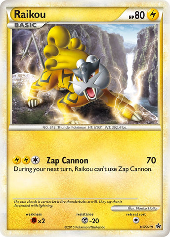 Raikou (HGSS19) [HeartGold & SoulSilver: Black Star Promos] - The Mythic Store | 24h Order Processing