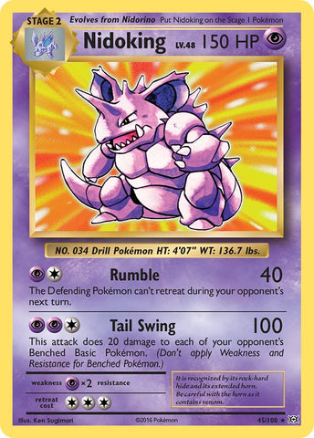 Nidoking (45/108) (Theme Deck Exclusive) [XY: Evolutions] - The Mythic Store | 24h Order Processing