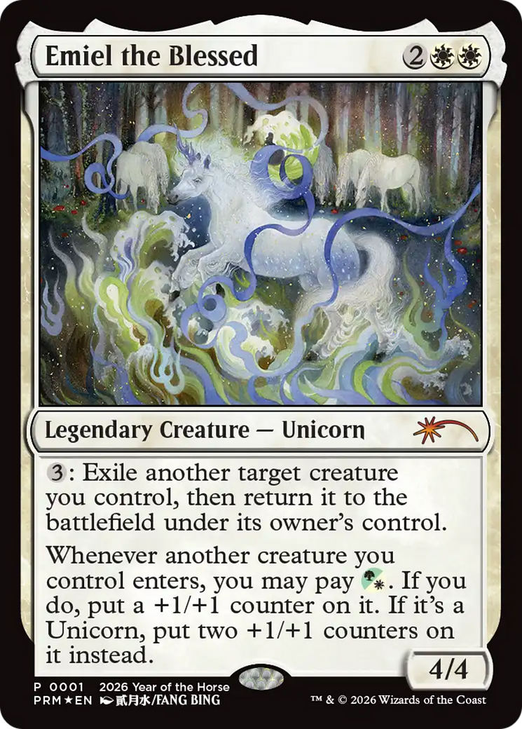 Emiel the Blessed (Year of the Horse 2026) [Standard Showdown Promos] - The Mythic Store | 24h Order Processing