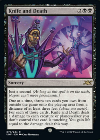 Knife and Death [Unfinity] - The Mythic Store | 24h Order Processing