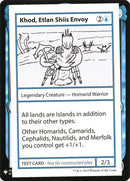 Khod, Etlan Shiis Envoy [Mystery Booster Playtest Cards] - The Mythic Store | 24h Order Processing