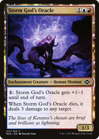 Storm God's Oracle [Modern Horizons 2] - The Mythic Store | 24h Order Processing