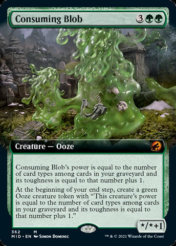 Consuming Blob (Extended Art) [Innistrad: Midnight Hunt] - The Mythic Store | 24h Order Processing