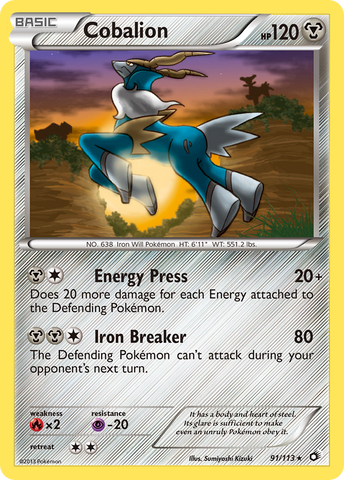 Cobalion (91/113) [Black & White: Legendary Treasures] - The Mythic Store | 24h Order Processing