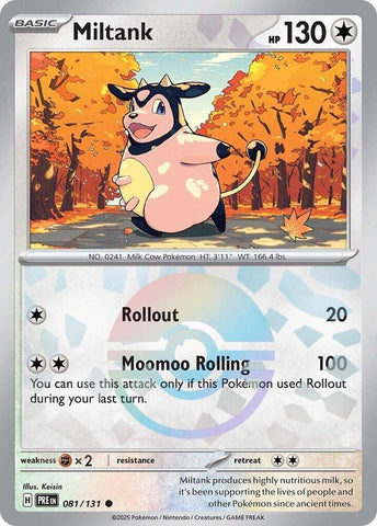 Miltank (081/131) (Poke Ball Pattern) [Scarlet & Violet: Prismatic Evolutions] - The Mythic Store | 24h Order Processing
