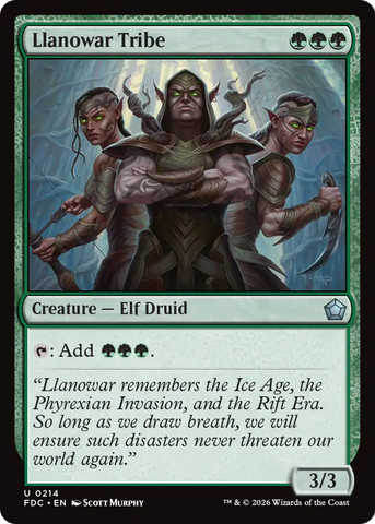 Llanowar Tribe [Foundations Commander]