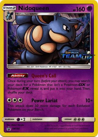 Nidoqueen (SM160) (Staff) [Sun & Moon: Black Star Promos] - The Mythic Store | 24h Order Processing