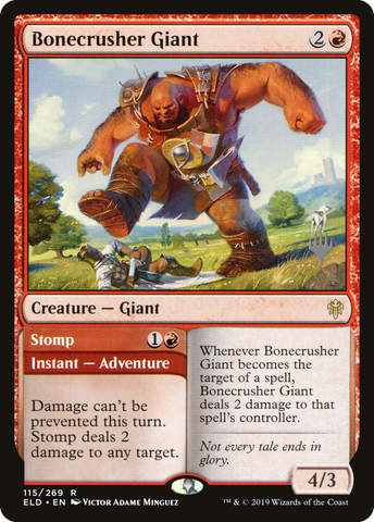 Bonecrusher Giant // Stomp (Promo Pack) [Throne of Eldraine Promos] - The Mythic Store | 24h Order Processing