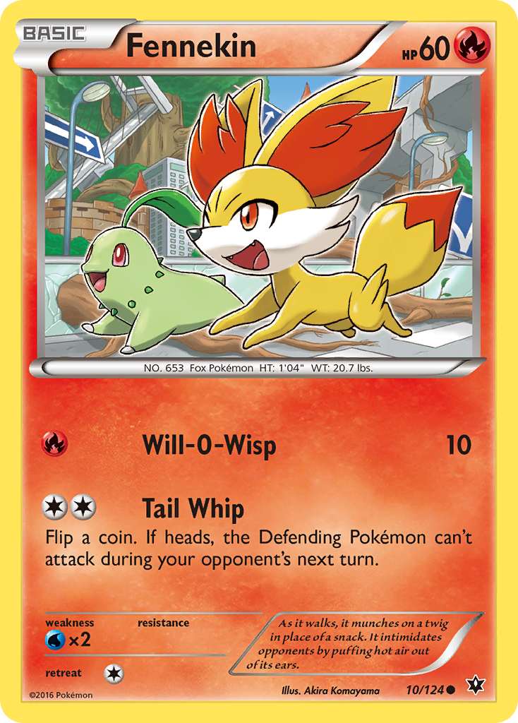 Fennekin (10/124) [XY: Fates Collide] - The Mythic Store | 24h Order Processing