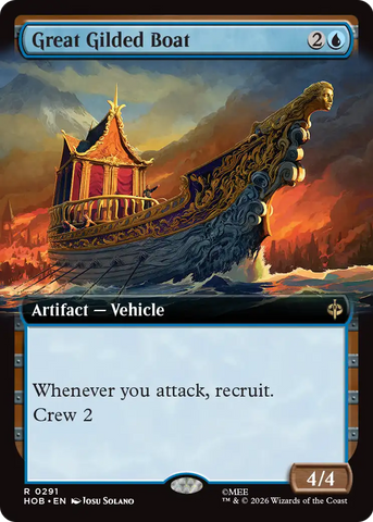 Great Gilded Boat (Extended Art) [The Hobbit] - The Mythic Store | 24h Order Processing