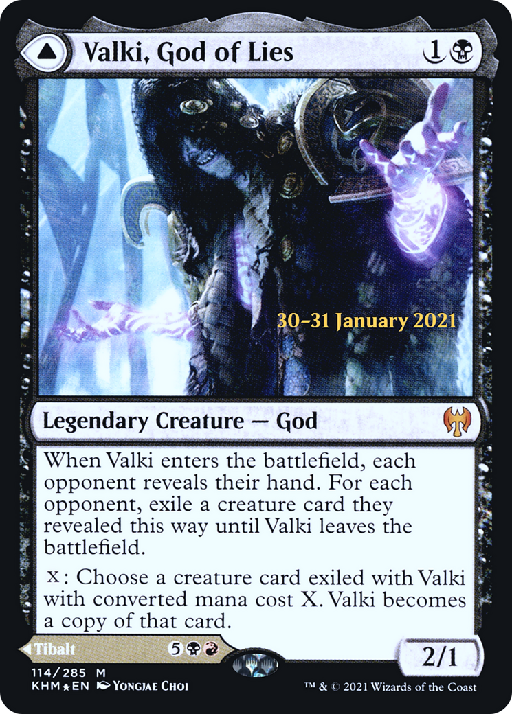 Valki, God of Lies // Tibalt, Cosmic Impostor [Kaldheim Prerelease Promos] - The Mythic Store | 24h Order Processing