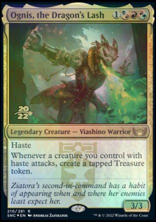 Ognis, the Dragon's Lash [Streets of New Capenna Prerelease Promos] - The Mythic Store | 24h Order Processing