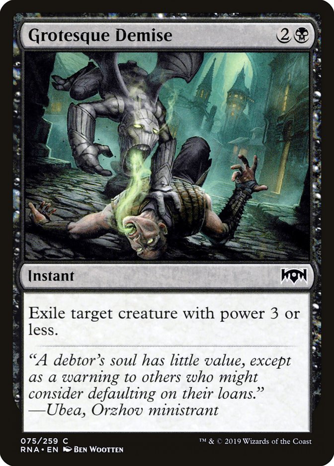 Grotesque Demise [Ravnica Allegiance] - The Mythic Store | 24h Order Processing