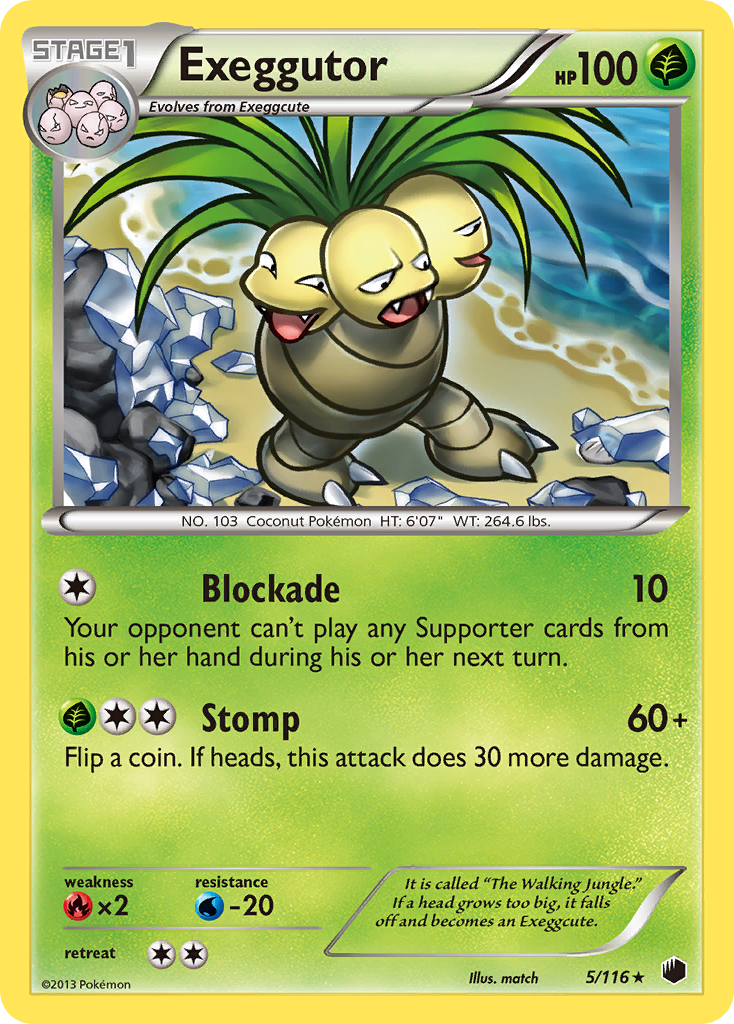 Exeggutor (5/116) [Black & White: Plasma Freeze] - The Mythic Store | 24h Order Processing