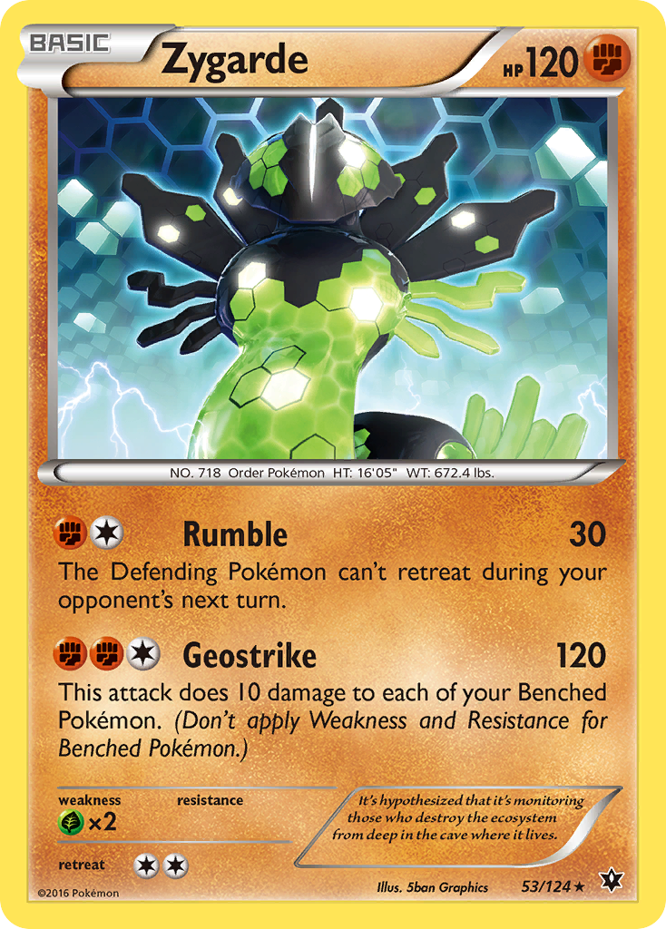 Zygarde (53/124) [XY: Fates Collide] - The Mythic Store | 24h Order Processing