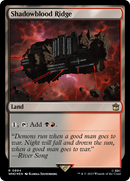 Shadowblood Ridge (Surge Foil) [Doctor Who] - The Mythic Store | 24h Order Processing