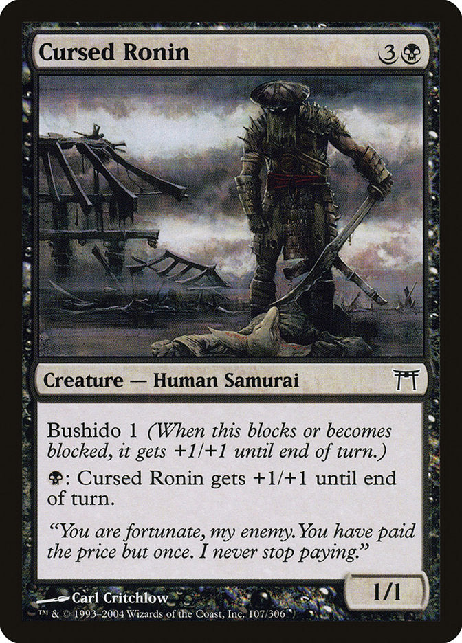 Cursed Ronin [Champions of Kamigawa] - The Mythic Store | 24h Order Processing
