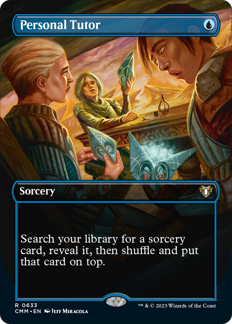 Personal Tutor (Borderless) [Commander Masters] - The Mythic Store | 24h Order Processing