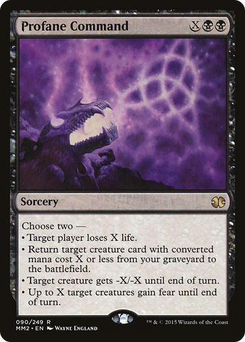 Profane Command [Modern Masters 2015] - The Mythic Store | 24h Order Processing
