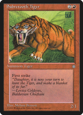 Sabretooth Tiger [Ice Age] - The Mythic Store | 24h Order Processing