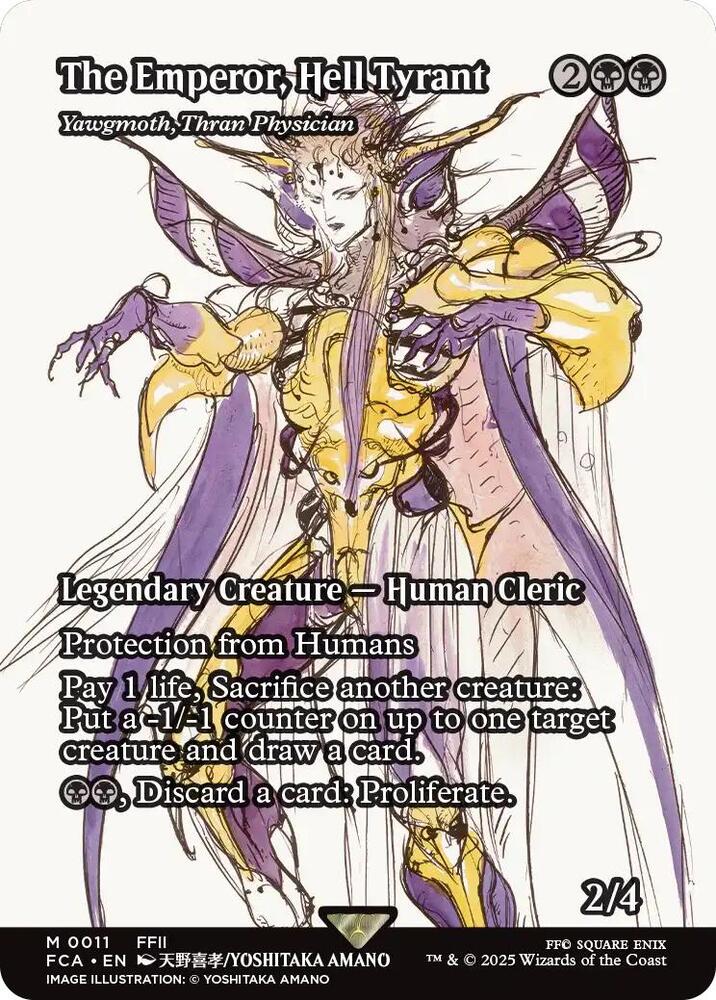 The Emperor, Hell Tyrant - Yawgmoth, Thran Physician (Showcase) [FINAL FANTASY : Through the Ages] - The Mythic Store | 24h Order Processing