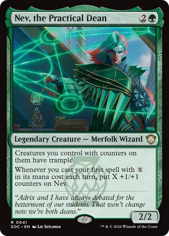 Nev, the Practical Dean [Secrets of Strixhaven Commander] - The Mythic Store | 24h Order Processing