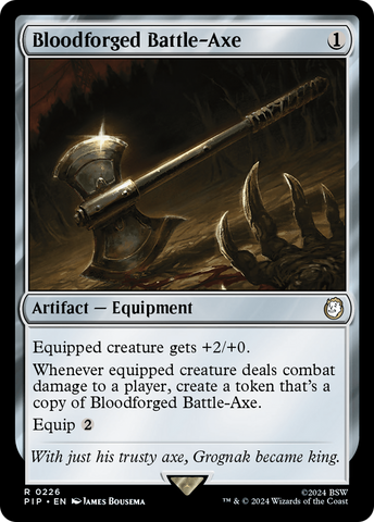 Bloodforged Battle-Axe [Fallout] - The Mythic Store | 24h Order Processing