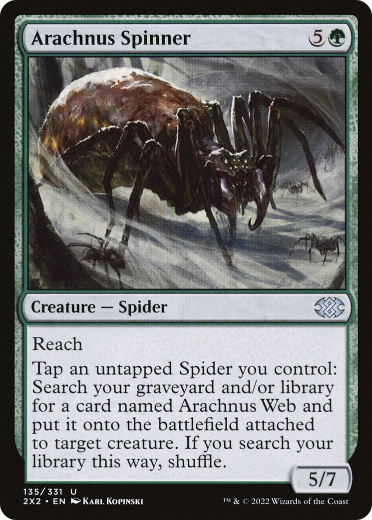 Arachnus Spinner [Double Masters 2022] - The Mythic Store | 24h Order Processing