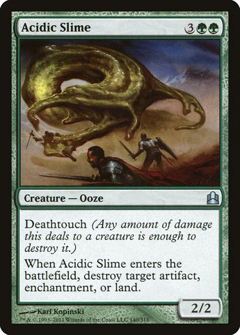 Acidic Slime [Commander 2011] - The Mythic Store | 24h Order Processing