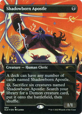 Shadowborn Apostle (Borderless) (684) [Secret Lair Drop Promos] - The Mythic Store | 24h Order Processing