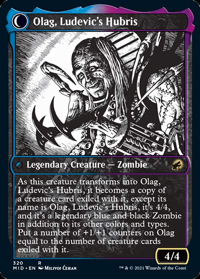 Ludevic, Necrogenius // Olag, Ludevic's Hubris (Showcase Eternal Night) [Innistrad: Midnight Hunt] - The Mythic Store | 24h Order Processing