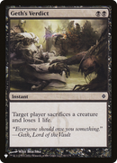 Geth's Verdict [The List] - The Mythic Store | 24h Order Processing