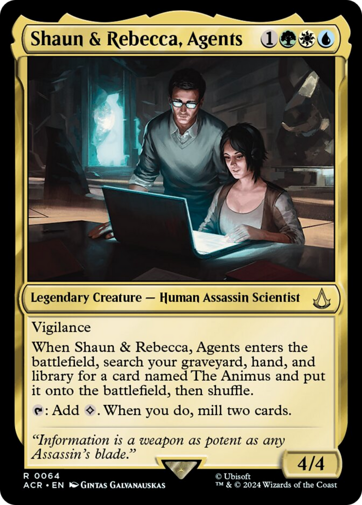 Shaun & Rebecca, Agents [Assassin's Creed] - The Mythic Store | 24h Order Processing