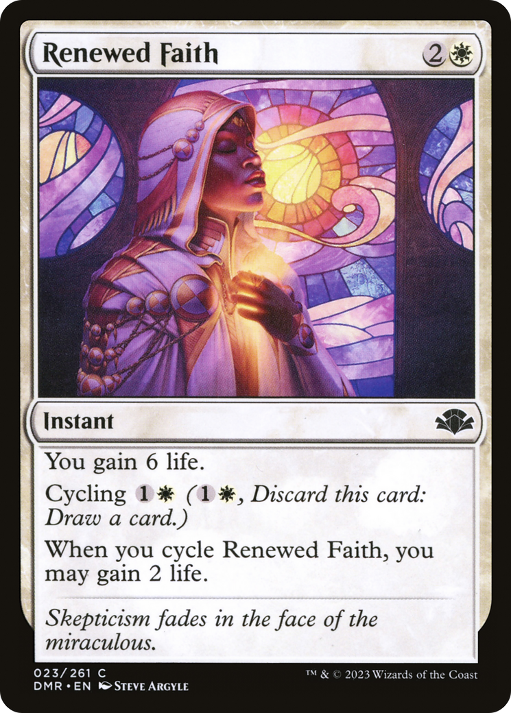 Renewed Faith [Dominaria Remastered] - The Mythic Store | 24h Order Processing
