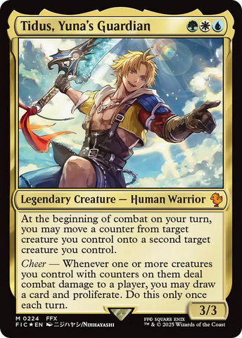 Tidus, Yuna's Guardian (Surge Foil) [FINAL FANTASY Commander] - The Mythic Store | 24h Order Processing