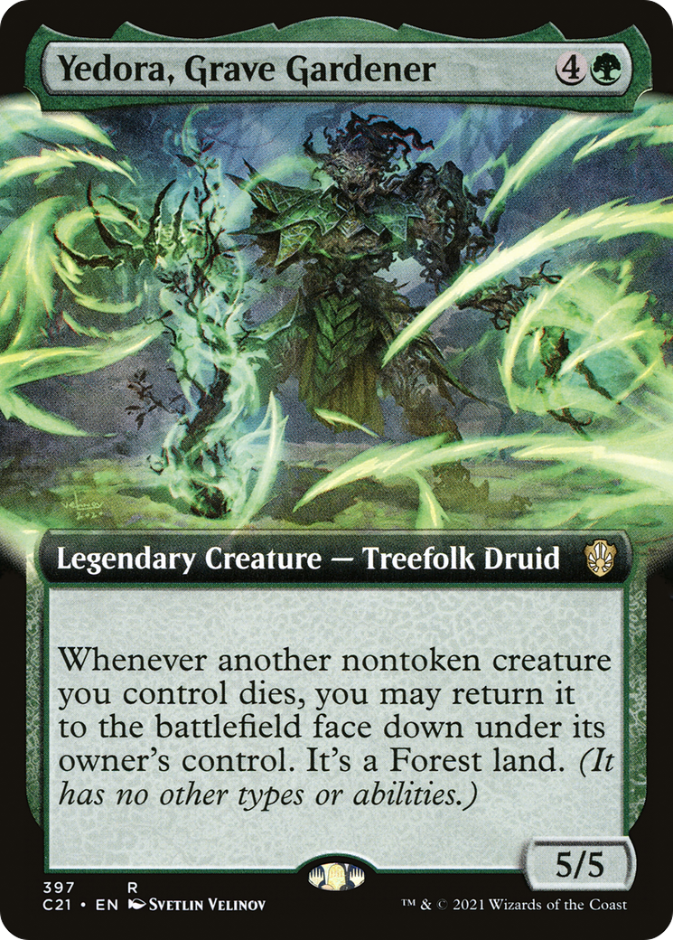 Yedora, Grave Gardener (Extended Art) [Commander 2021] - The Mythic Store | 24h Order Processing