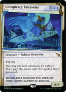 Conspiracy Unraveler (Showcase) (Invisible Ink) [Murders at Karlov Manor] - The Mythic Store | 24h Order Processing