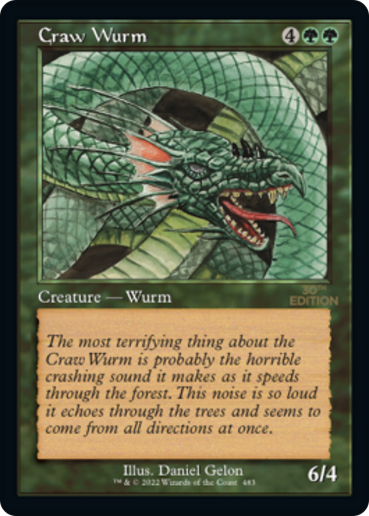Craw Wurm (Retro) [30th Anniversary Edition] - The Mythic Store | 24h Order Processing